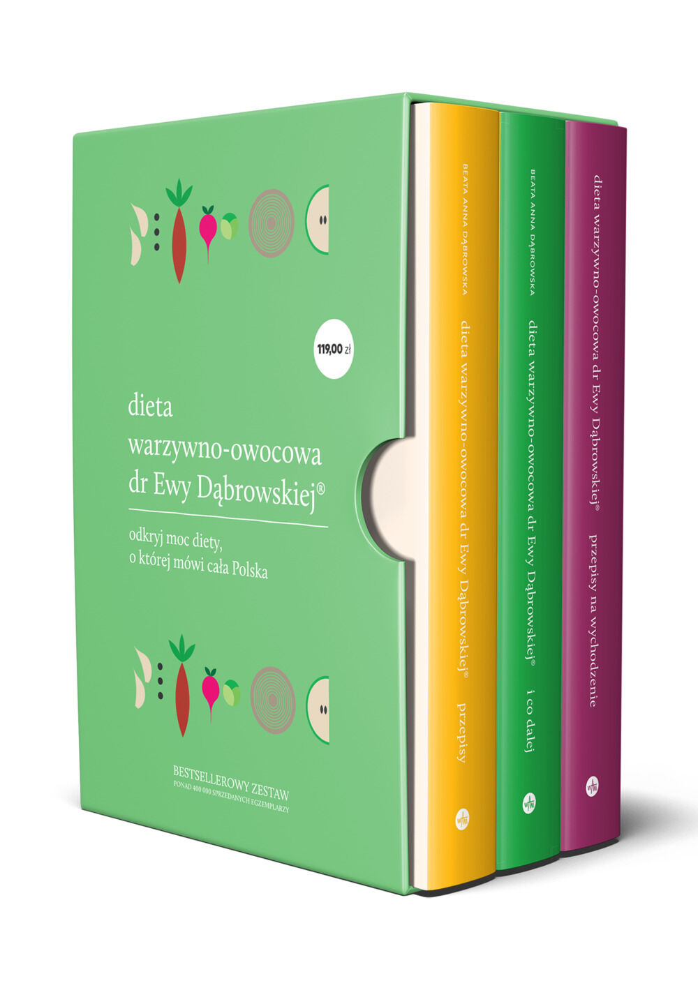 Dieta warzywno-owocowa dr Ewy Dąbrowskiej(R) - komplet