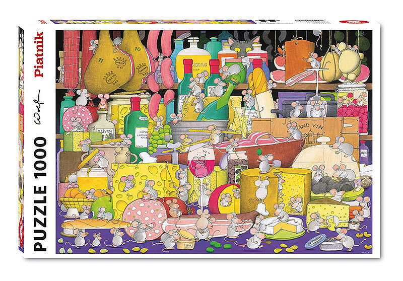 Puzzle Myszy harcują 1000