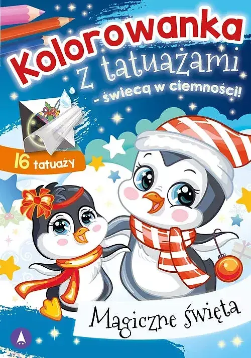 Kolorowanka z tatuażami świecą w ciemności! Magiczne święta