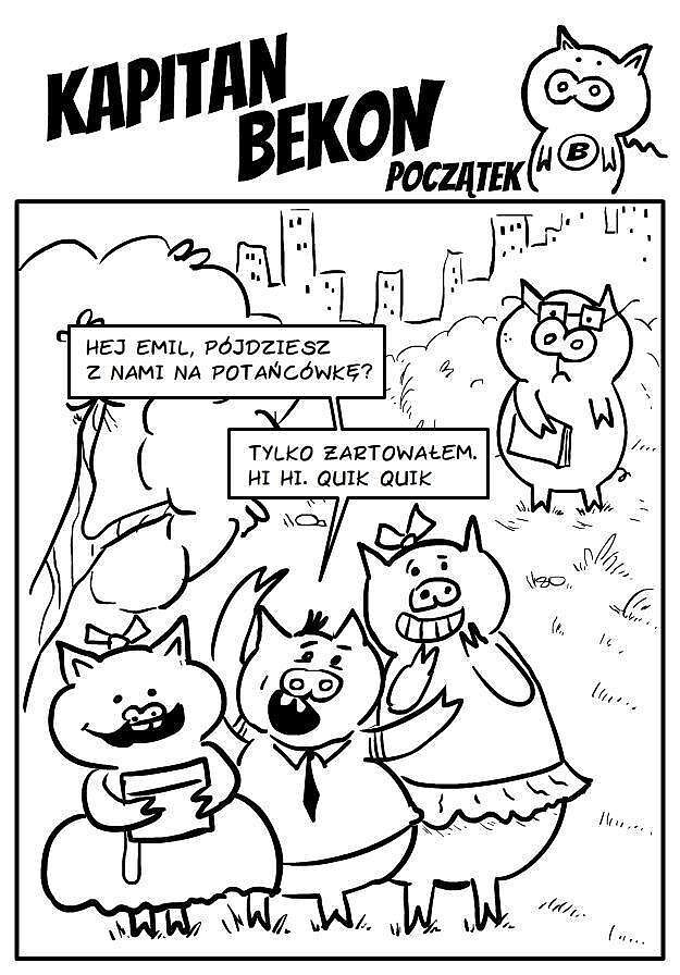 Kapitan Bekon vs Zły Potwór