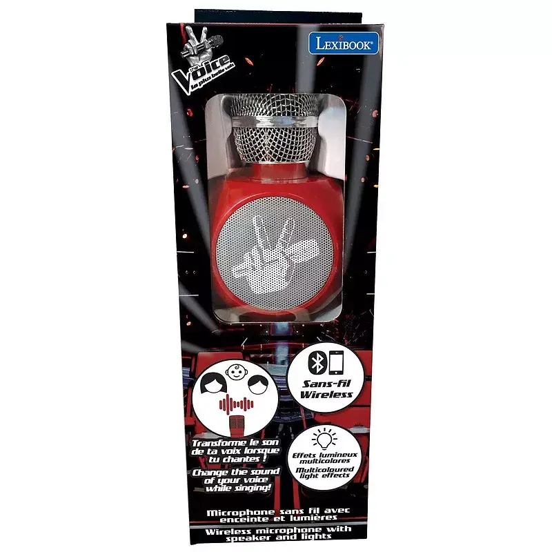 Mikrofon do karaoke the voice bluetooth z głośnikiem lexibook mic260tv
