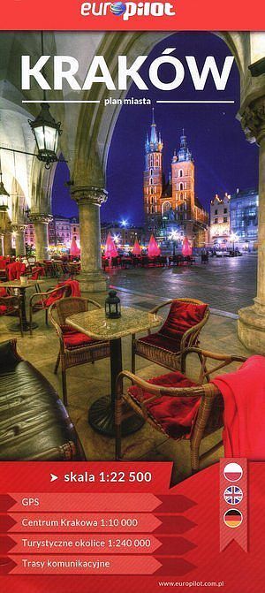 Kraków. Plan miasta w skali 1:22 500