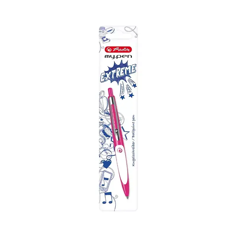 Długopis my. Pen różowo-biały