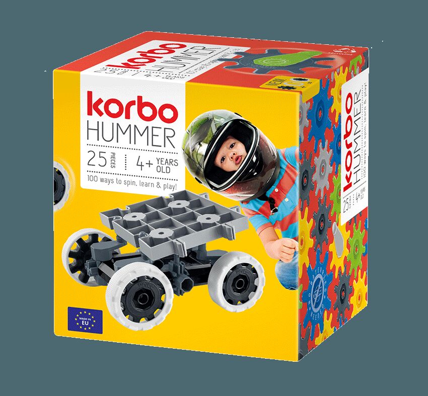 Klocki Korbo Hummer 25 elementów grey