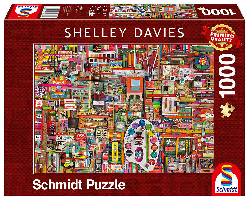 Puzzle 1000 pq artykuły plastyczne s. Davies 109970