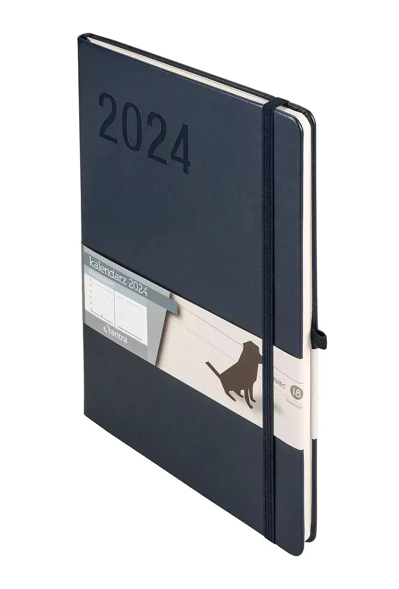 Kalendarz 2024 minimalizm b5 granat tns