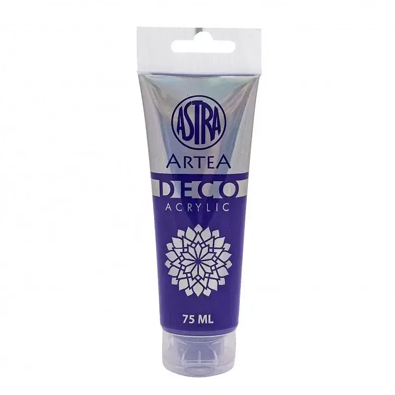 Farba akrylowa deco artea 75 ml tuba fioletowy jasny