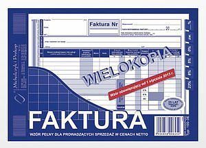 Faktura VAT 100-3E wielokopia