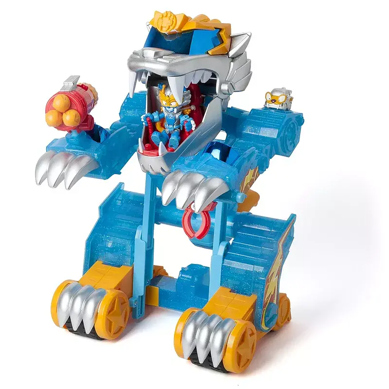 Superthings s playset 1x2 wild tigerbot kazoom energy niebieski