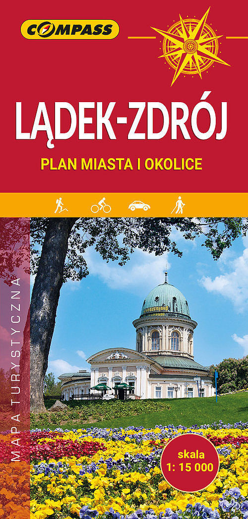 Lądek-Zdrój. Plan miasta i okolice w skali 1:15 000