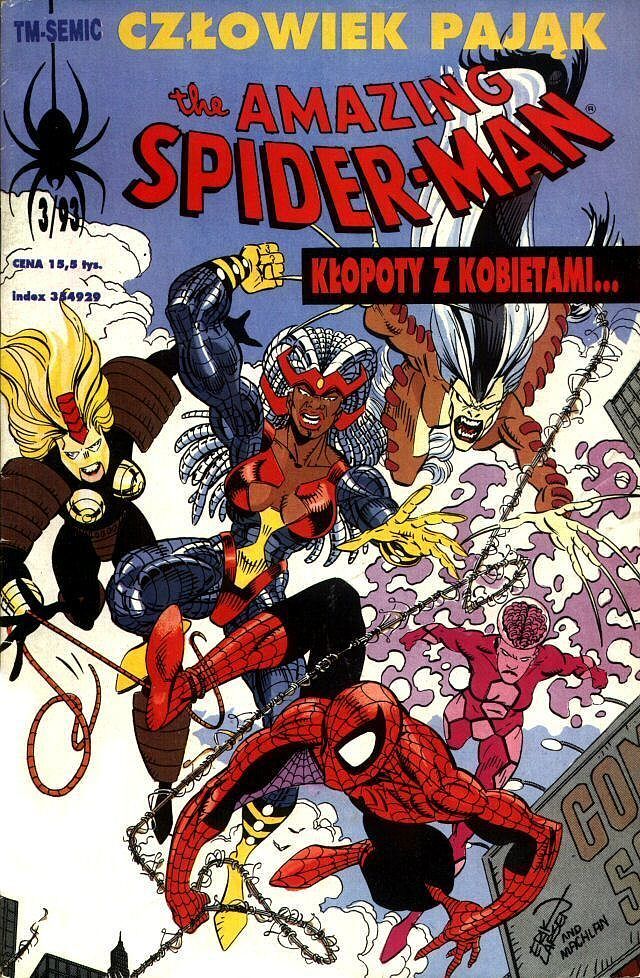 Spider-Man (TM-Semic) - 33 - (3/1993) Utracona moc / Trudny wybór...