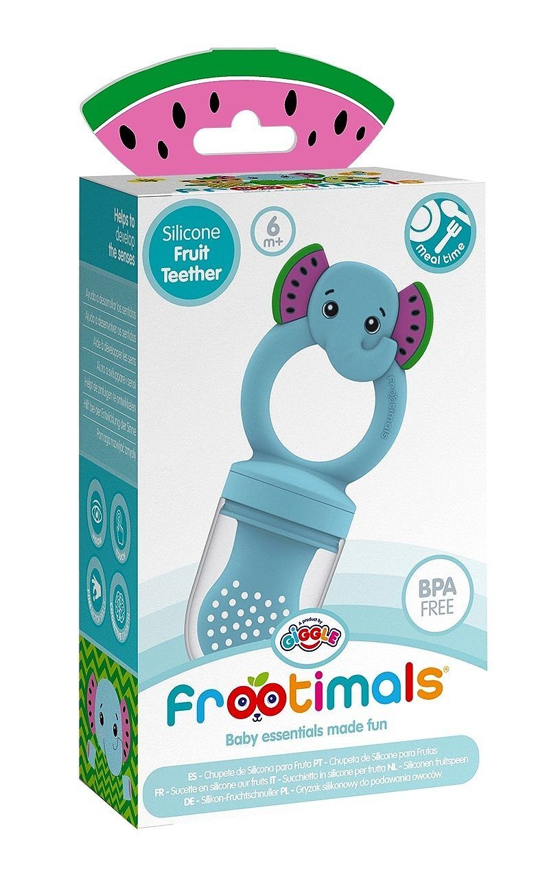 Gryzak silikonowy do podawania owoców frootimals melephant