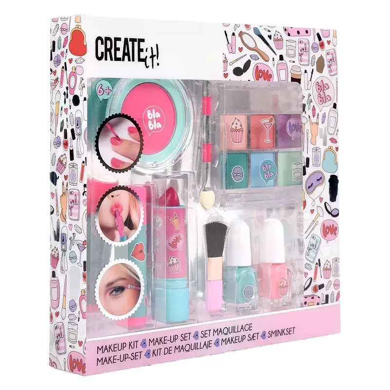 Zestaw róż turkus make-up create it!