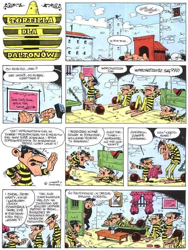 Lucky Luke - 31 - Tortilla dla Daltonów