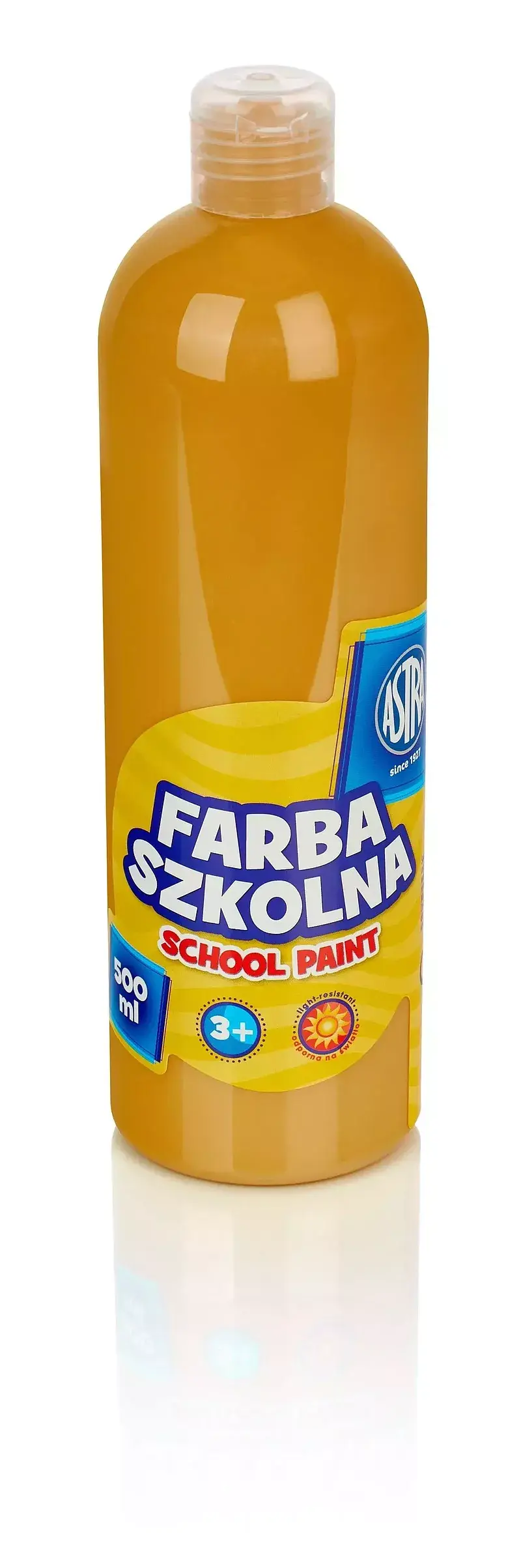 Farba szkolna astra 500 ml brązowa jasna