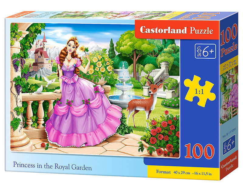 Puzzle 100 księżniczka w ogrodzie