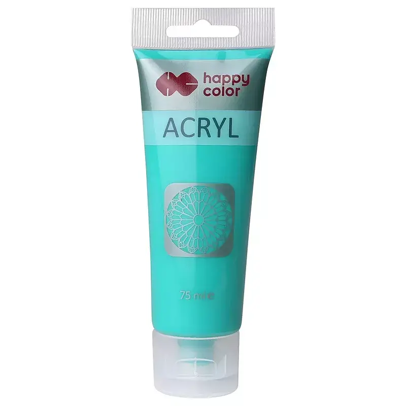 Farba akrylowa 75ml zieleń veronese'a tubka happy color
