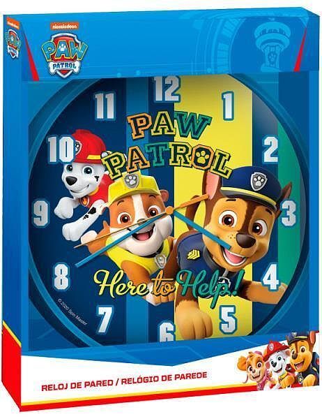 Zegar ścienny paw patrol 25cm pw16696