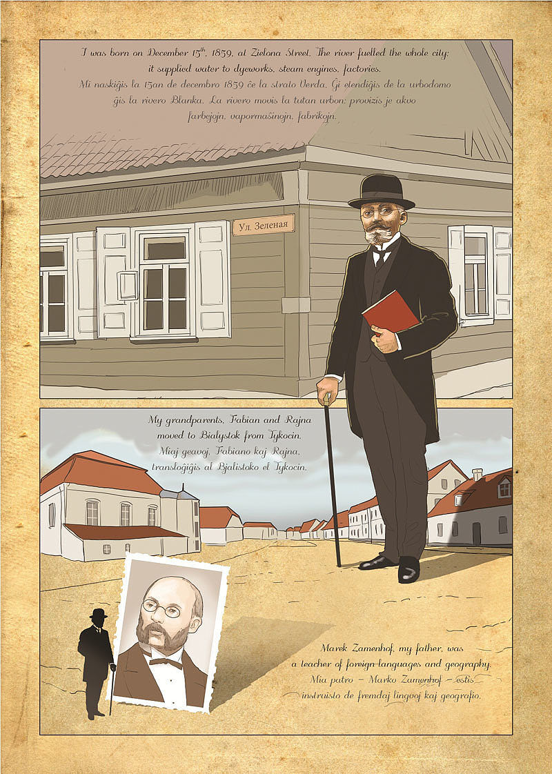 Doktor ESPERANTO - A comic book about Ludwik Zamenhof / Komikso pri Ludoviko Zamenhof
