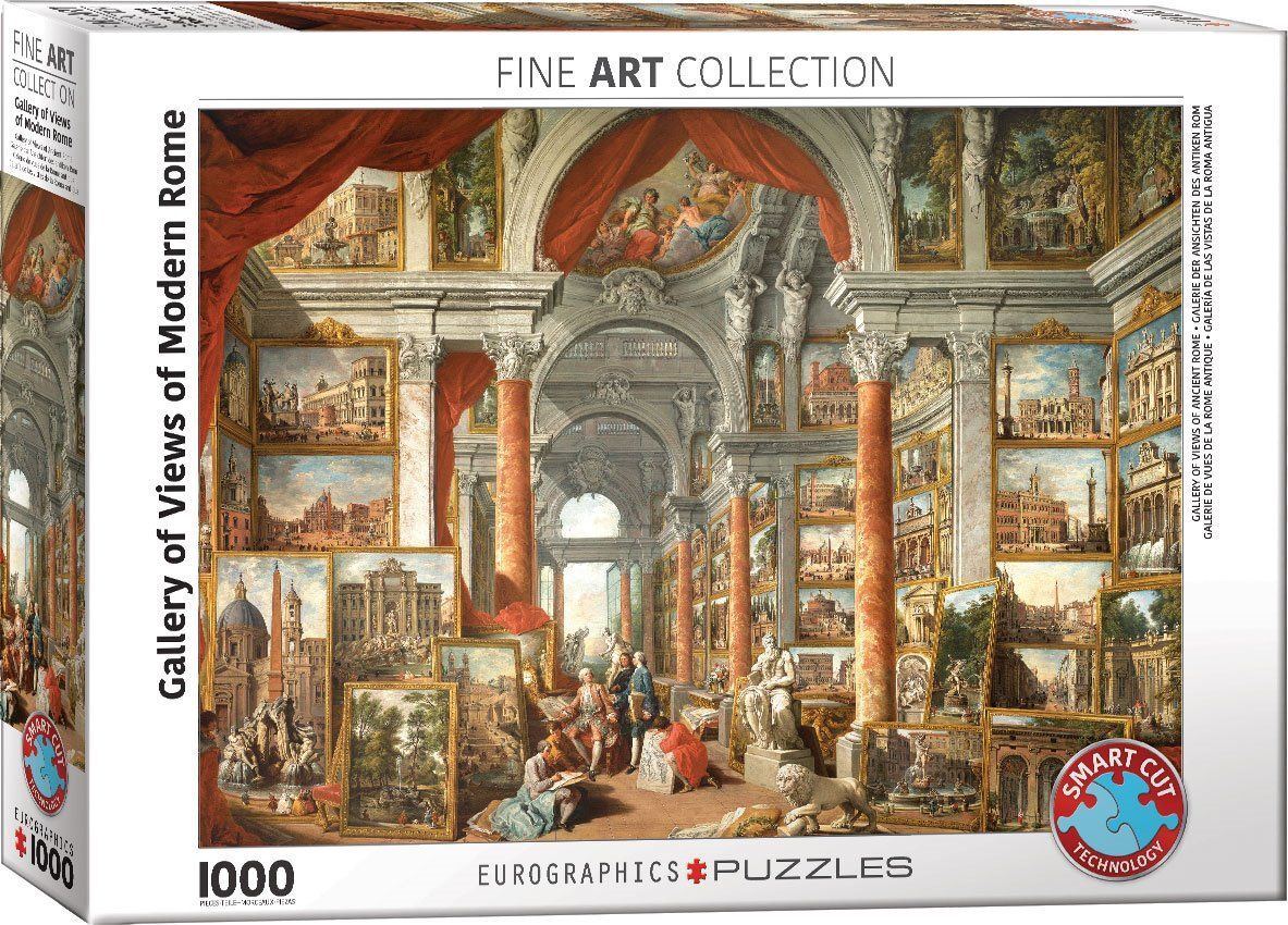 Puzzle 1000 Gallery of Views of Modern Rome 6000-6036