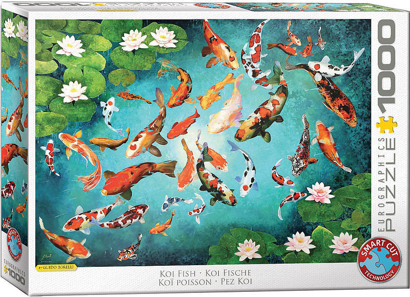 Puzzle 1000 colorful koi 6000-5696