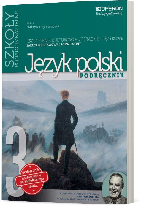 Język polski 3 Odkrywamy na nowo podręcznik szkoła ponadgimnazjalna zakres podstawowy rozszerzony