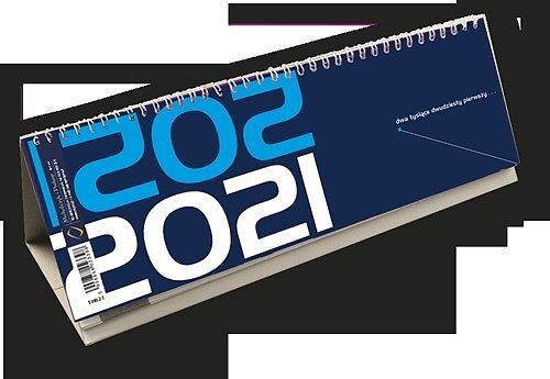 Kalendarz 2021 ze spiralką poziomy mip