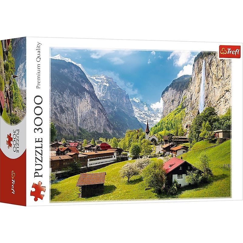 Puzzle Lauterbrunnen, Szwajcaria 3000