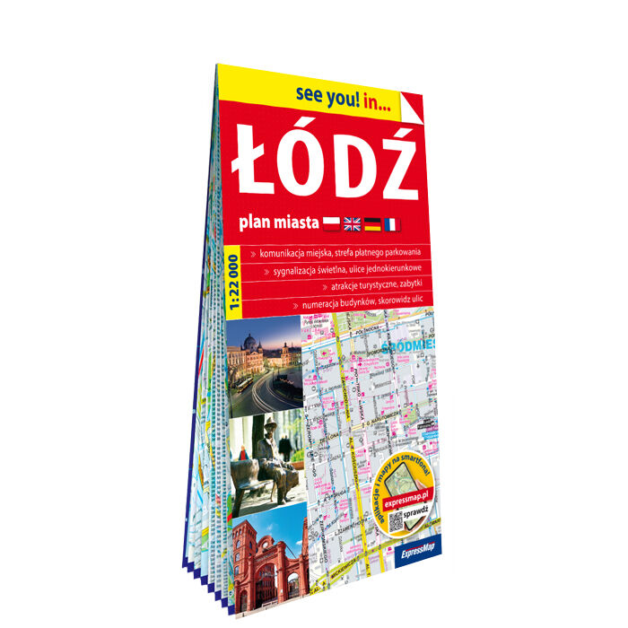 Łódź plan miasta 1:22 000