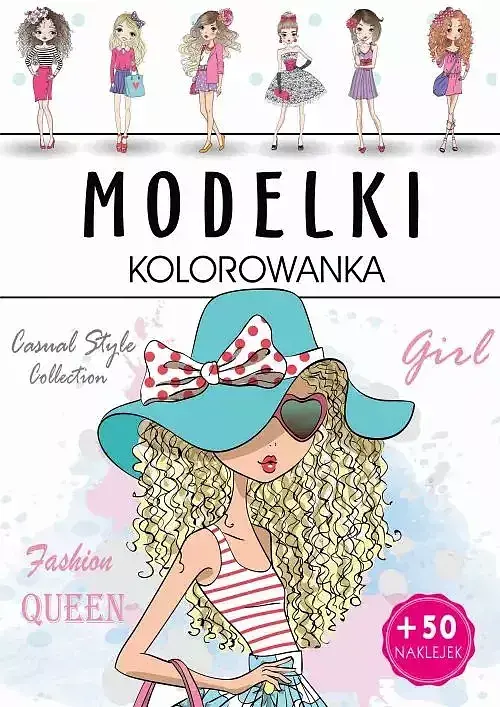 Modelki. Kolorowanka