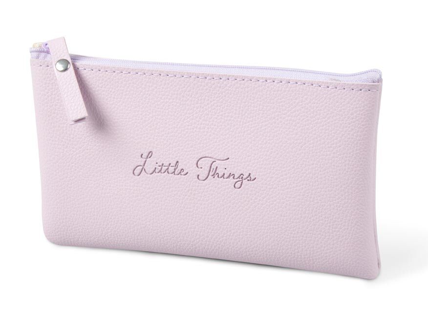 Piórnik saszetka Little things old pink