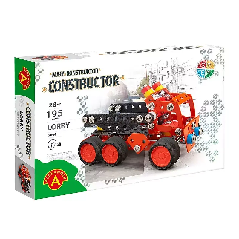 Mały konstruktor lorry 195 elementów