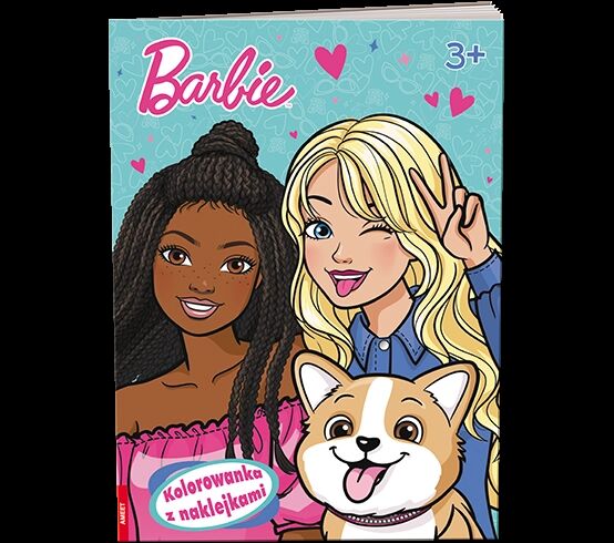 Mattel Barbie Kolorowanka z naklejkami NA-1112