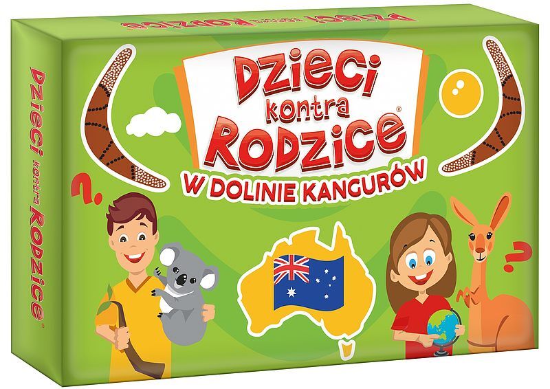 Gra dzieci kontra rodzice  w dolinie kangurów