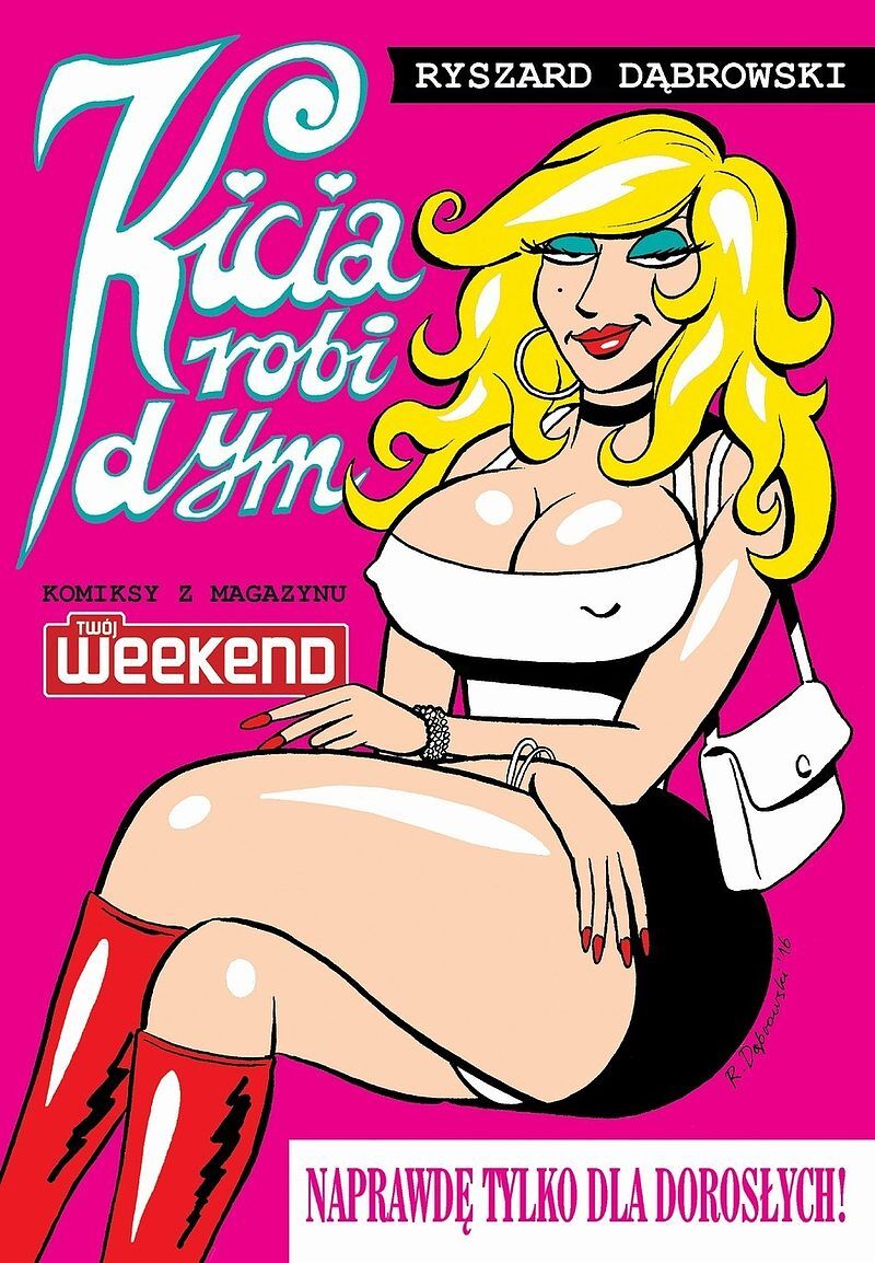 Kicia robi dym