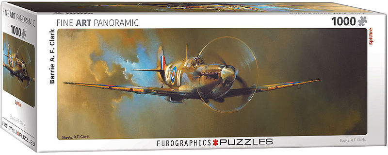 Puzzle 1000 panoramiczne  samolot bojowy, spitfire by barrie a. F. C  6010-0952