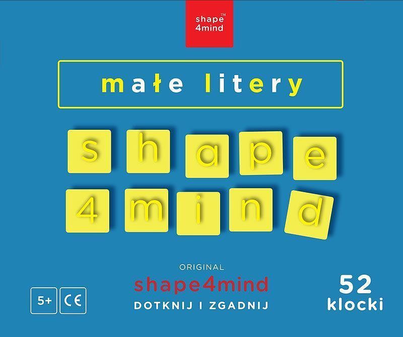 Shape4mind małe litery 52 sztuki