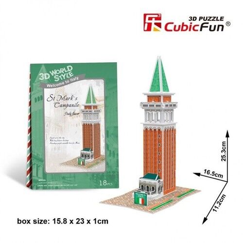 Puzzle 3D Domki świata Włochy