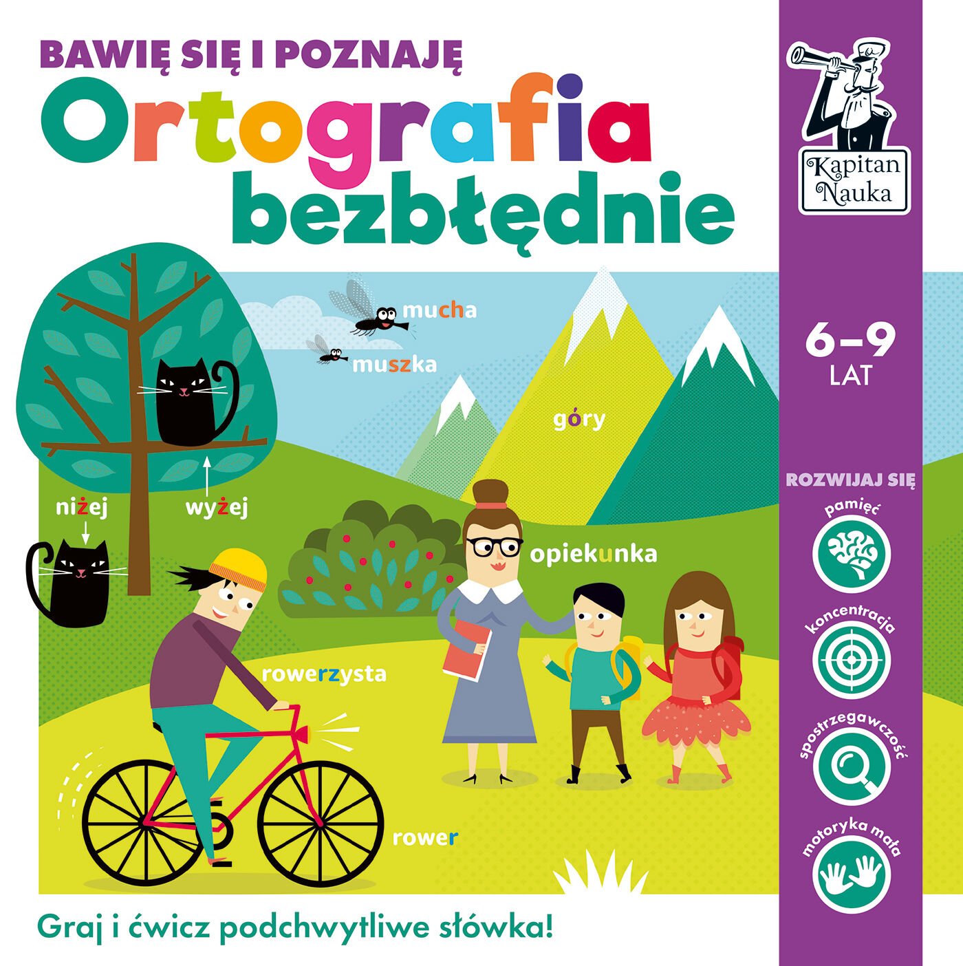 Ortografia bezbłędnie. Bawię się i poznaję. Kapitan Nauka