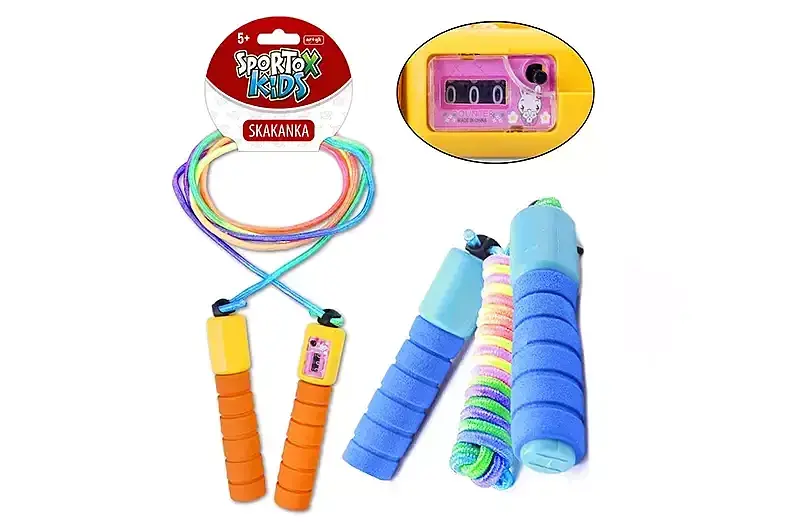 Skakanka z licznikiem sportox kids 1 szt. Mix