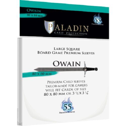 Koszulki na karty Owain Premium Standard European (80x80) 55 sztuk
