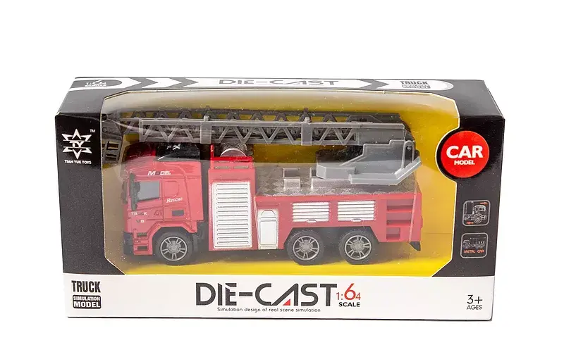 Straż pożarna metalowa 1:64