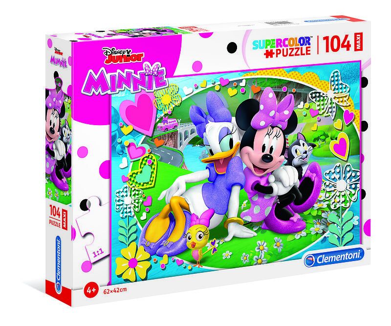 Puzzle 104 maxi super kolor minnie happy helpers 23708