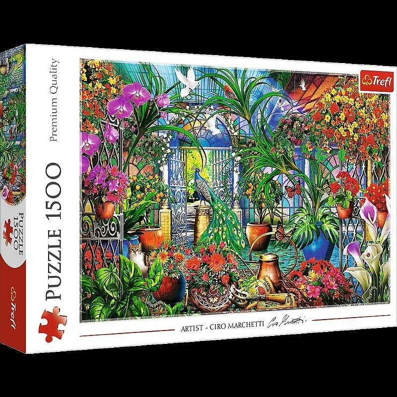 Puzzle Tajemniczy ogród 1500