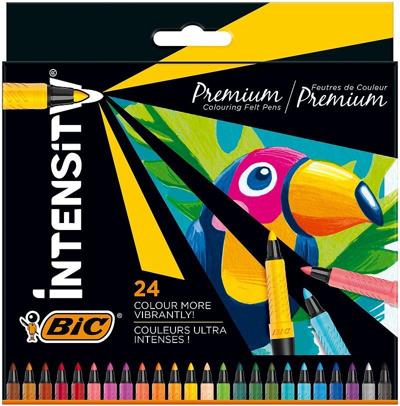Fllamastry bic intensity premium 24 kolorów pudełko