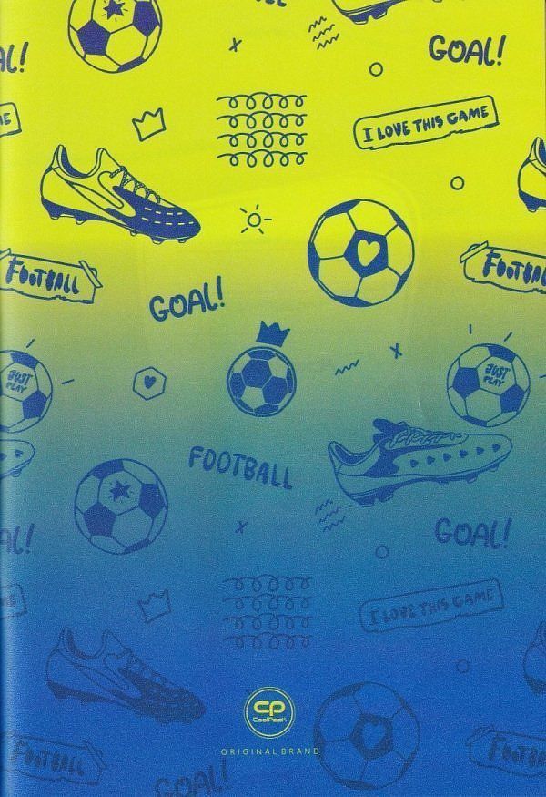 Zeszyt a5 60k kratka coolpack football 2t paczka 10 sztuk