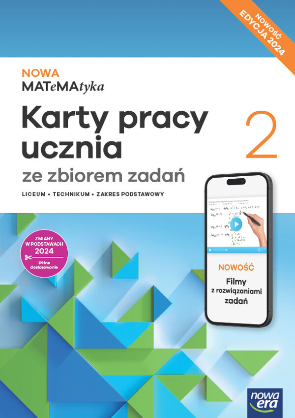 Nowa Matematyka karty pracy ze zbiorem zadań 2 zakres podstawowy EDYCJA 2025