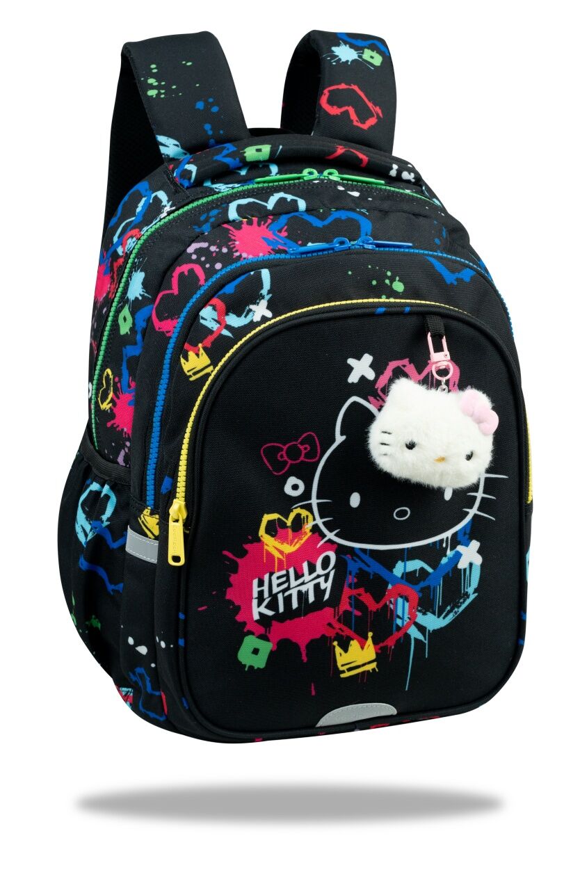 Plecak szkolny Hello Kitty Jerry Black Neon