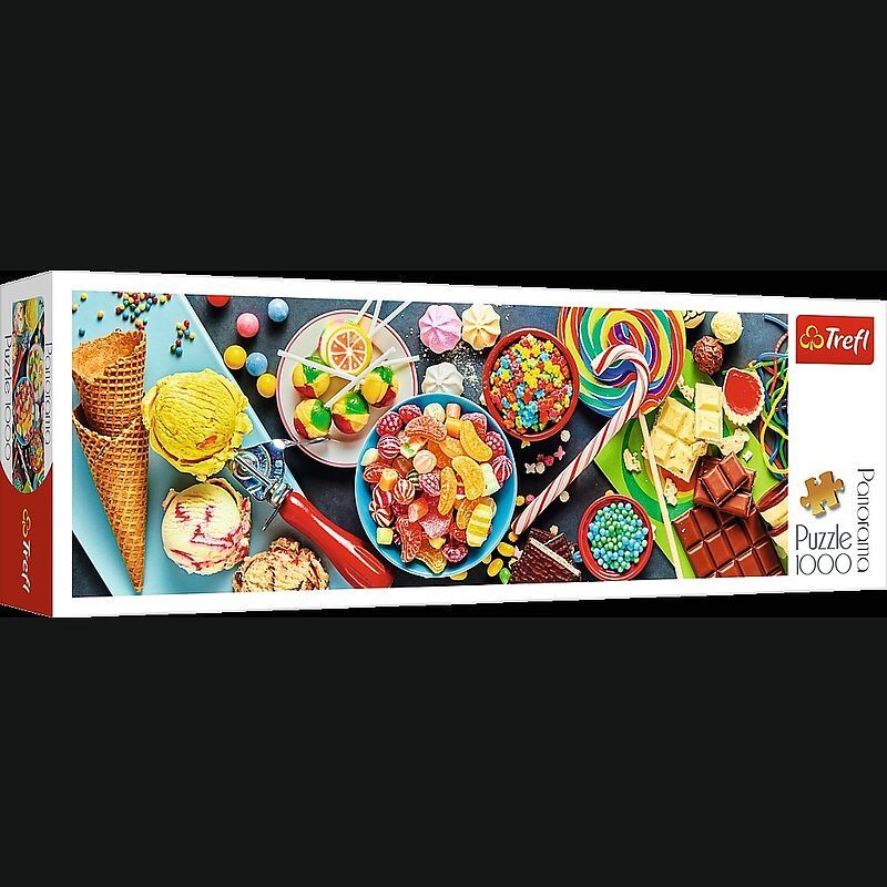 Puzzle 1000 panorama słodkie przysmaki 29046