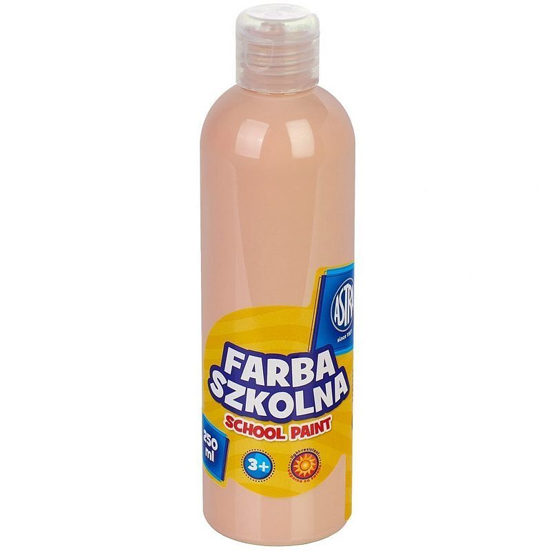 Farba szkolna naturalna tempera astra 250 ml cielista
